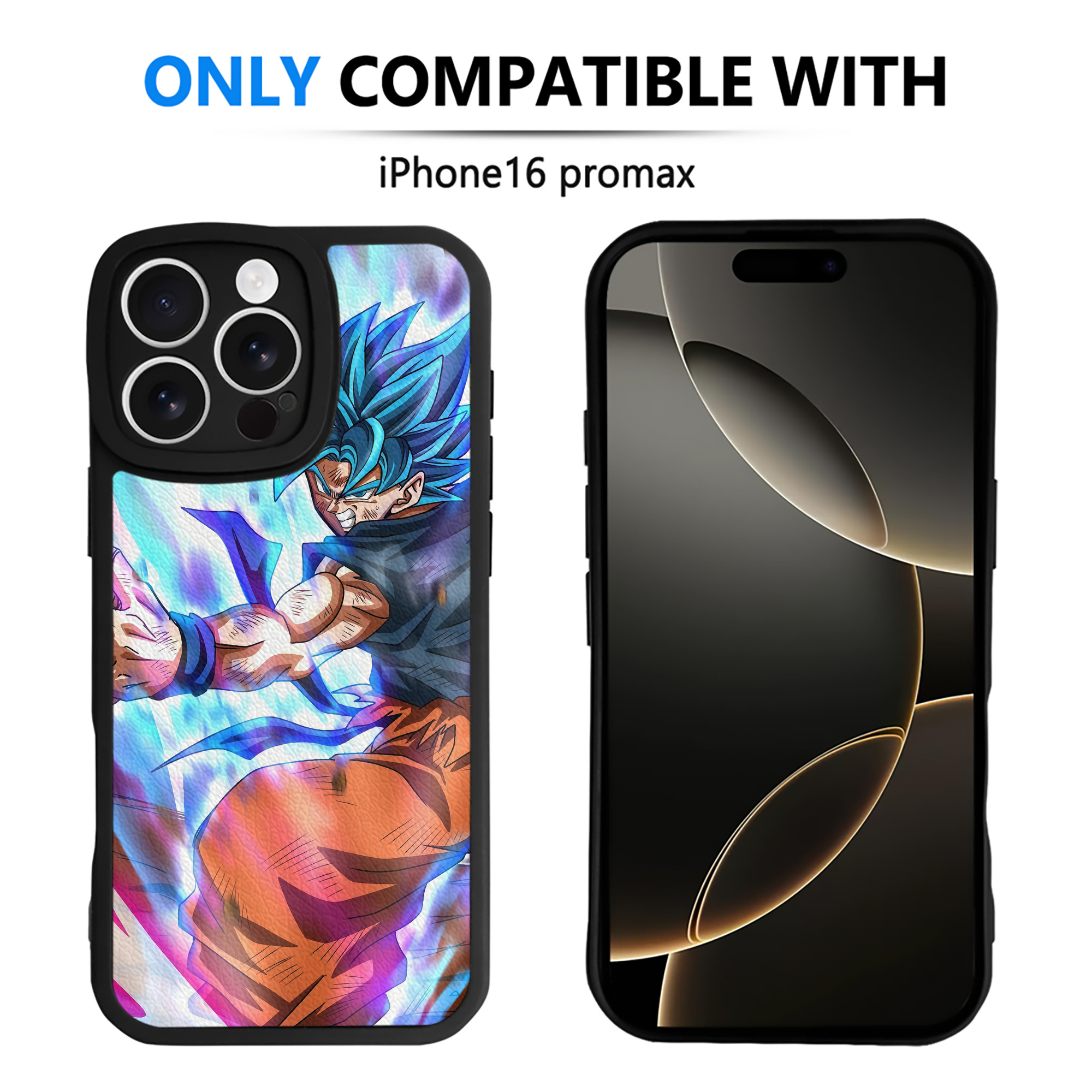 （画像用） ドラゴンボール DRAGON BALL 【iPhone 16シリーズ対応】シリコンスマホケース（レザー調） 材質：シリコン